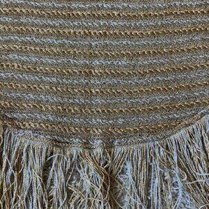 Gold and Silver Lurex Shawl